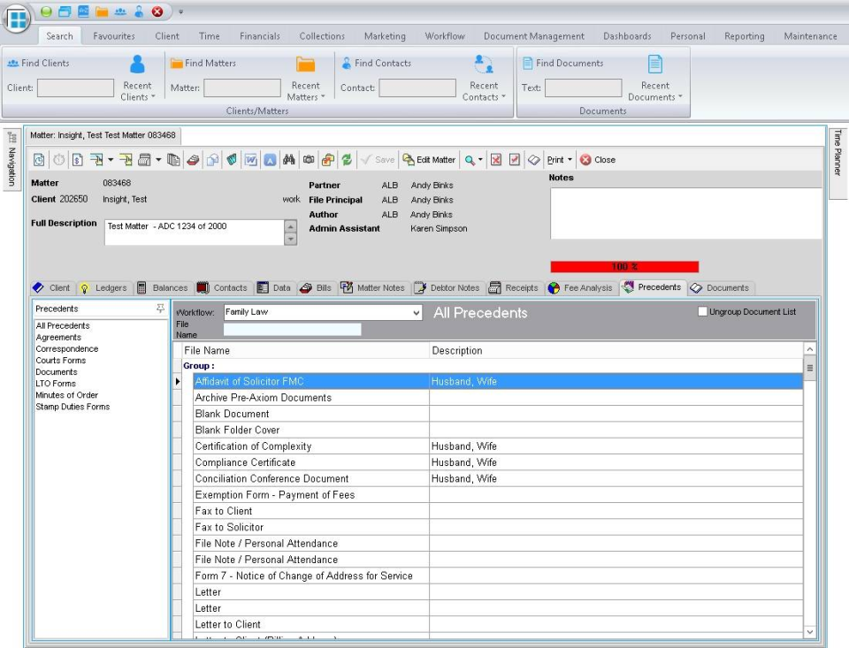 screenshot of BHL Insight